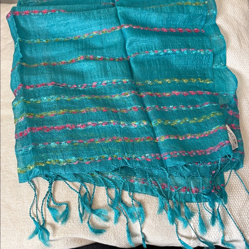 OSCAR DE LA RENTA SILK SCARF